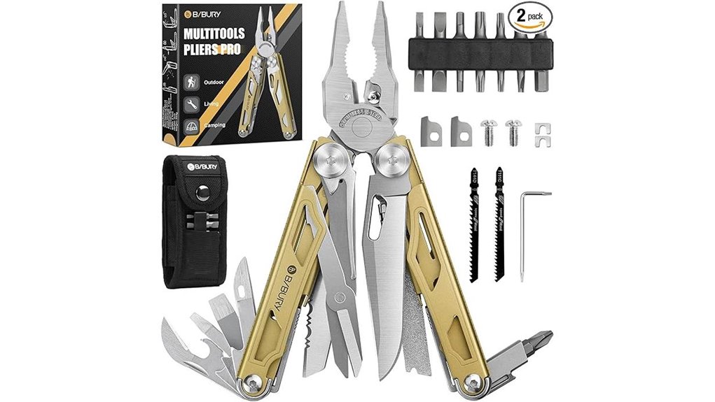 versatile stainless steel multitool