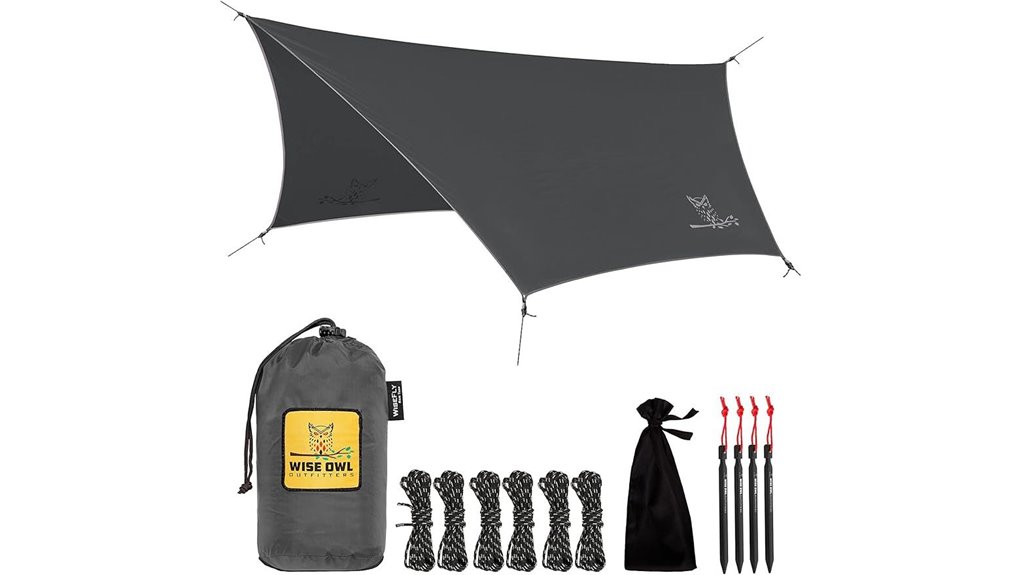 waterproof camping tarp accessory