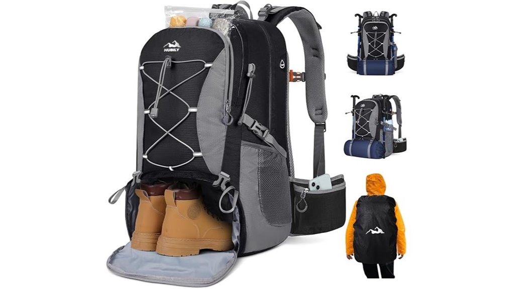 waterproof hiking backpack unisex