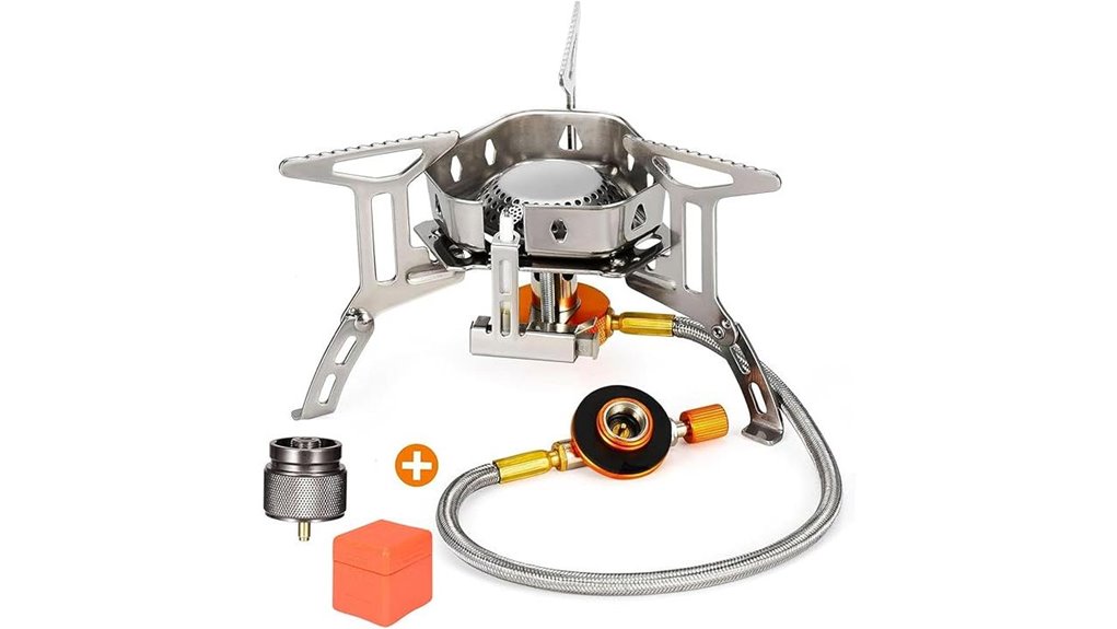 windproof camping stove ignition