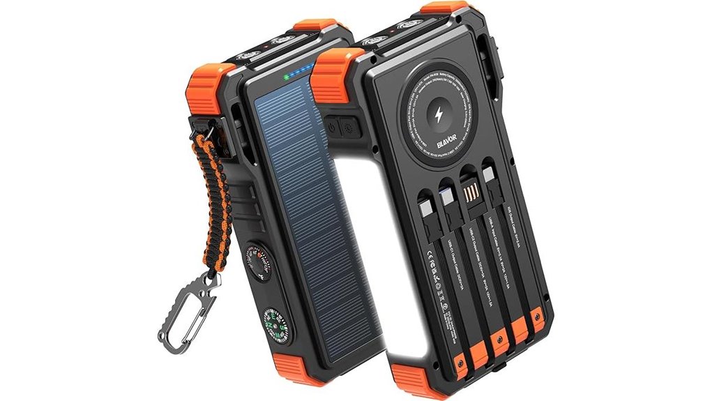 wireless solar power bank